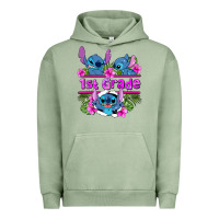 Pigment Oil Green preview flower stitch 1st grade Urban Hoodie - AdoDesignShop