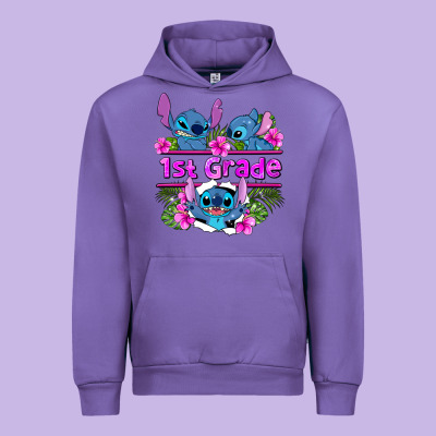 Preview Flower Stitch 1st Grade Urban Hoodie Designed By Adodesignshop