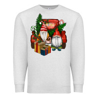 Christmas Truck And Gnome Premium Sweatshirt | Teevron