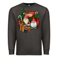 Smoke Christmas Truck And Gnome Premium Sweatshirt - RanaPortraitStore