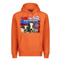 Carrot red white moo Premium Hoodie - AdoDesignShop