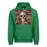 Emerald skull cactus Urban Hoodie - JahusDesignShop
