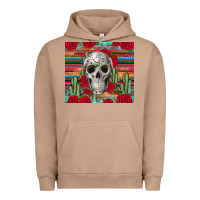 Pigment Burro skull cactus Urban Hoodie - JahusDesignShop