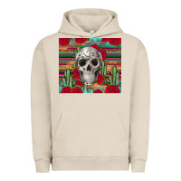Skull Cactus Urban Hoodie | Teevron