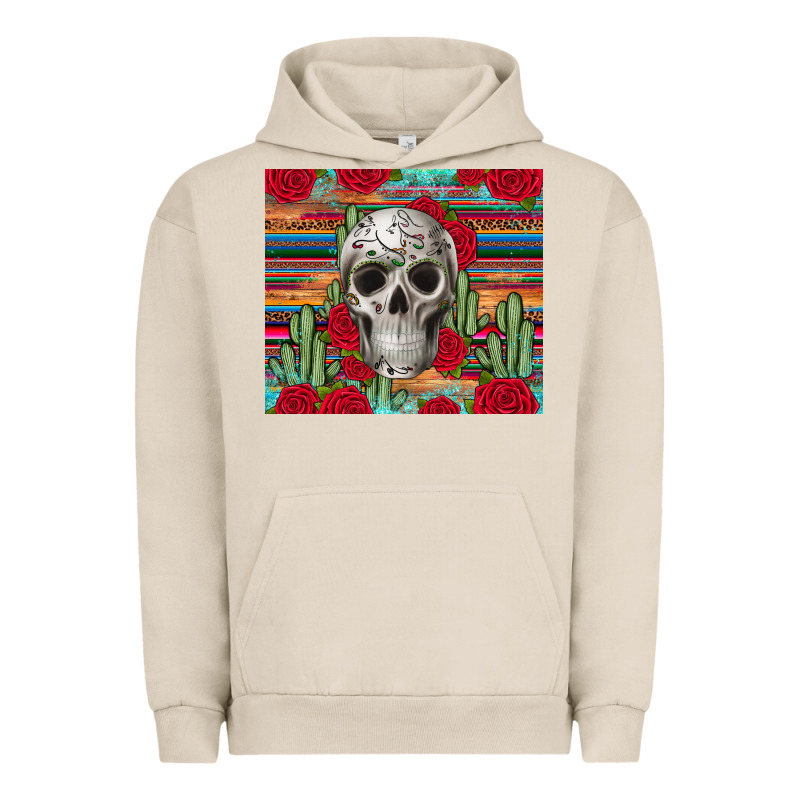 Skull Cactus Urban Hoodie by JahusDesignShop | Teevron