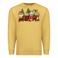Antique Gold lumberjack coffee cups Premium Sweatshirt - Zillion Design Studio