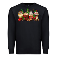 Black lumberjack coffee cups Premium Sweatshirt - Zillion Design Studio