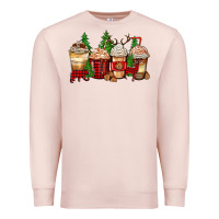 Pale Pink lumberjack coffee cups Premium Sweatshirt - Zillion Design Studio