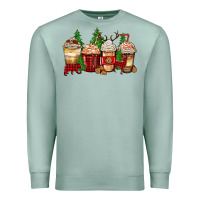 Seafoam lumberjack coffee cups Premium Sweatshirt - Zillion Design Studio