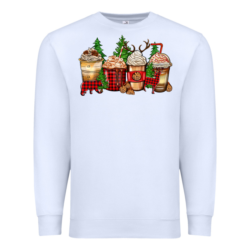 Lumberjack Coffee Cups Premium Sweatshirt by Zillion Design Studio | Teevron