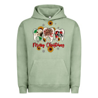 Pigment Oil Green dental merry Christmas Urban Hoodie - JahusDesignShop