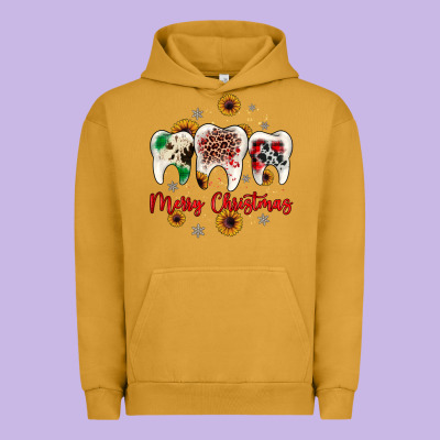 Dental Merry Christmas Urban Hoodie Designed By Jahusdesignshop