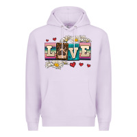 Lilac love dog Premium Hoodie - AdoDesignShop