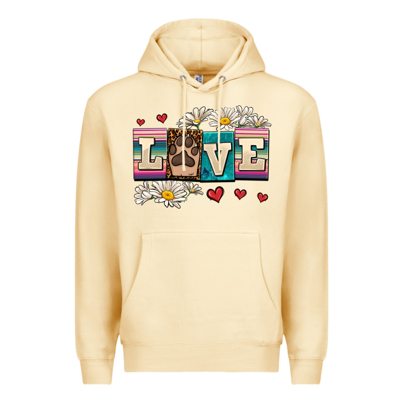 Love Dog Premium Hoodie by AdoDesignShop | Teevron