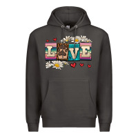 Smoke love dog Premium Hoodie - AdoDesignShop