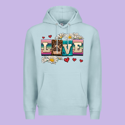 Love Dog Premium Hoodie Designed By Adodesignshop