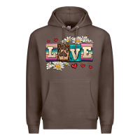 Coffee love dog Premium Hoodie - AdoDesignShop