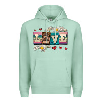 Seafoam love dog Premium Hoodie - AdoDesignShop