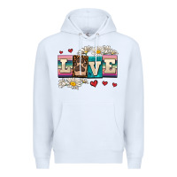 White love dog Premium Hoodie - AdoDesignShop