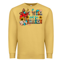 Antique Gold i will not be shaken Premium Sweatshirt - Zillion Design Studio