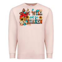 Pale Pink i will not be shaken Premium Sweatshirt - Zillion Design Studio