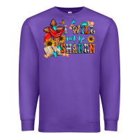 Purple i will not be shaken Premium Sweatshirt - Zillion Design Studio