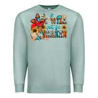 Seafoam i will not be shaken Premium Sweatshirt - Zillion Design Studio