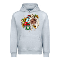 Heather Grey Christmas dental sunflower Urban Hoodie - JahusDesignShop