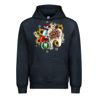 Navy Christmas dental sunflower Urban Hoodie - JahusDesignShop