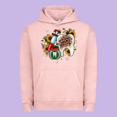 Christmas Dental Sunflower Urban Hoodie Designed By Jahusdesignshop