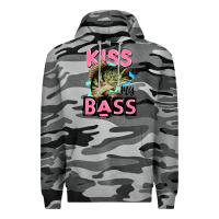 Slate Camo kiss my bass Premium Hoodie - JahusDesignShop