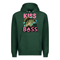 Sports Green kiss my bass Premium Hoodie - JahusDesignShop