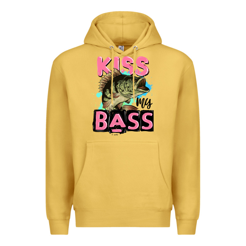 Kiss My Bass Premium Hoodie by JahusDesignShop | Teevron