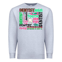 Heather Grey dentist tooth Premium Sweatshirt - texasbilliewilder