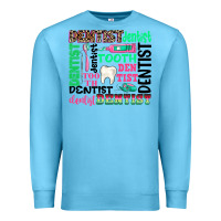Ocean Blue dentist tooth Premium Sweatshirt - texasbilliewilder