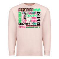 Pale Pink dentist tooth Premium Sweatshirt - texasbilliewilder