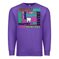 Purple dentist tooth Premium Sweatshirt - texasbilliewilder
