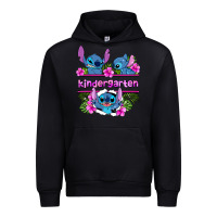 Black preview flower stitch kindergarten Urban Hoodie - AdoDesignShop