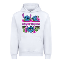 White preview flower stitch kindergarten Urban Hoodie - AdoDesignShop