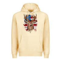 Pina Colada deer american flag Premium Hoodie - JahusDesignShop