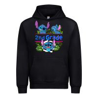 Black preview flower stitch 2nd grade Urban Hoodie - AdoDesignShop