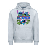 Heather Grey preview flower stitch 2nd grade Urban Hoodie - AdoDesignShop