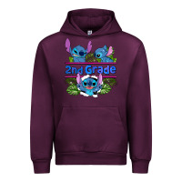 Mauve Wine preview flower stitch 2nd grade Urban Hoodie - AdoDesignShop