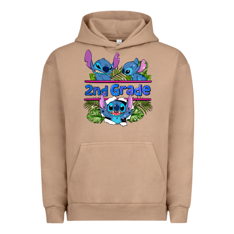 Preview Flower Stitch 2nd Grade Urban Hoodie by AdoDesignShop | Teevron