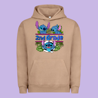 Preview Flower Stitch 2nd Grade Urban Hoodie Designed By Adodesignshop