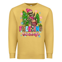 Antique Gold freezing season skeleton Premium Sweatshirt - Zillion Design Studio