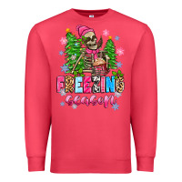 Cardinal freezing season skeleton Premium Sweatshirt - Zillion Design Studio
