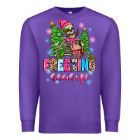 Purple freezing season skeleton Premium Sweatshirt - Zillion Design Studio
