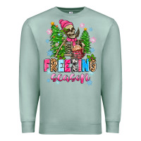 Seafoam freezing season skeleton Premium Sweatshirt - Zillion Design Studio