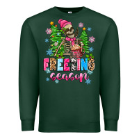 Sports Green freezing season skeleton Premium Sweatshirt - Zillion Design Studio